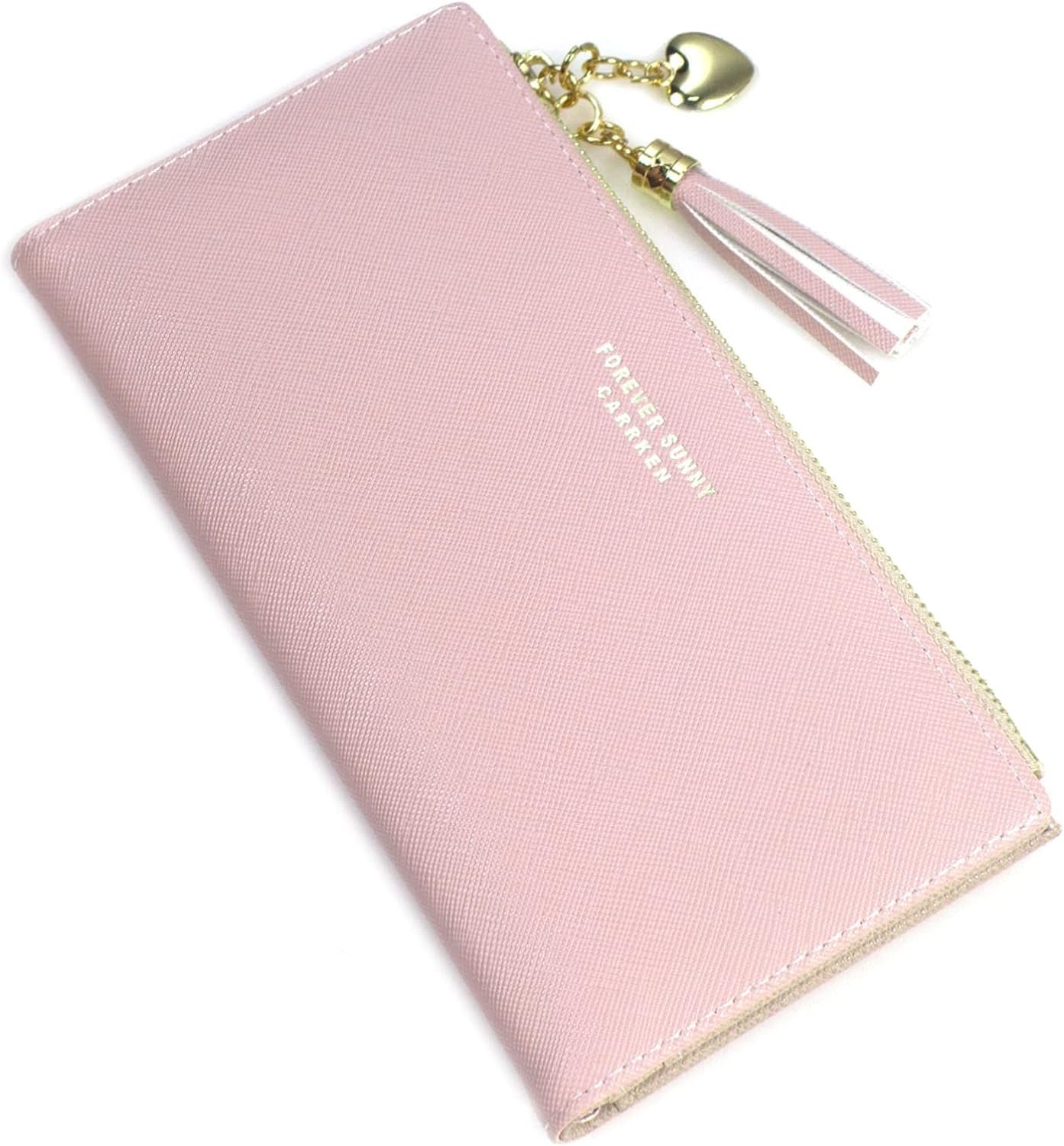 SUMGOGO Wallets for Women Slim Clutch Purse Handbag Card Holder Review