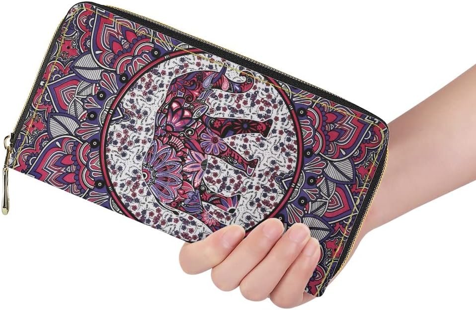 Boho Style Women Travel Wallet Long Coin Purse Clutch Cell Phone Case