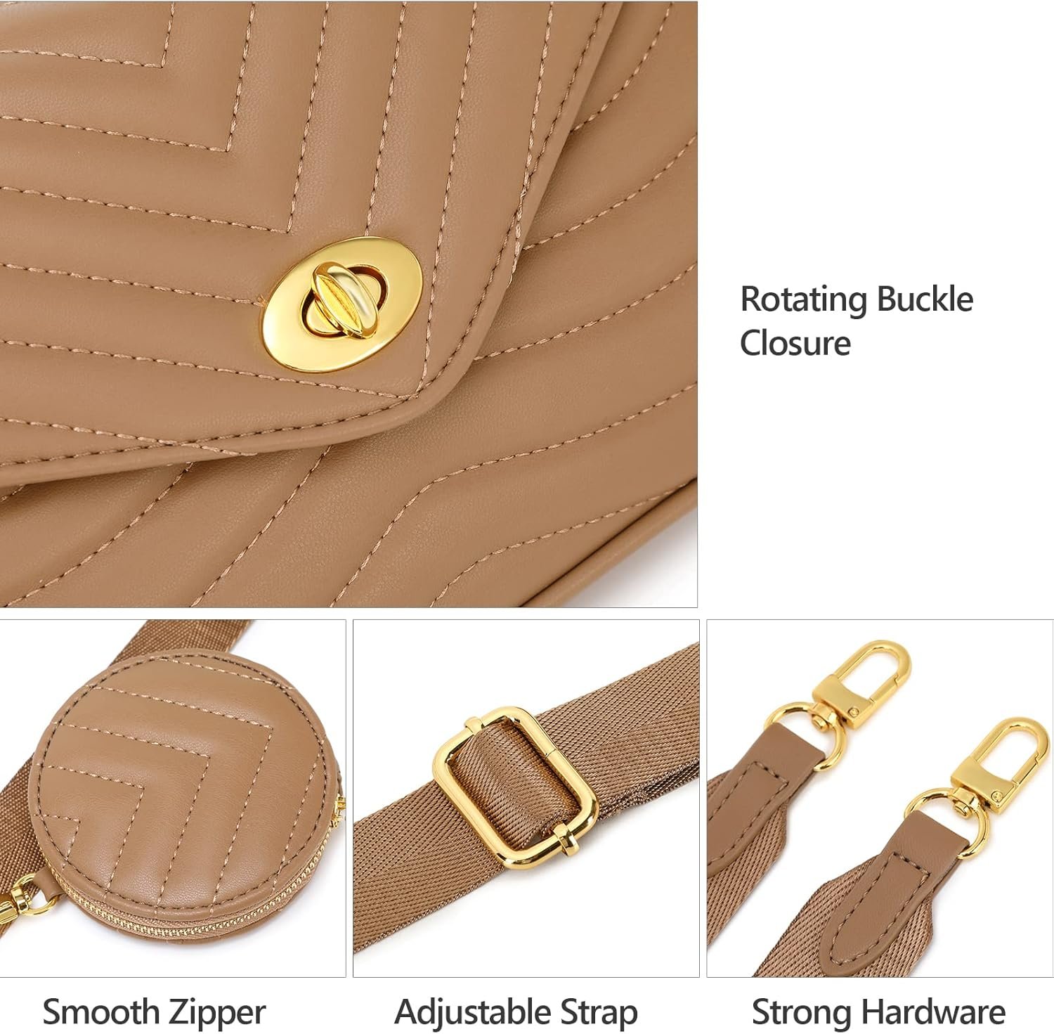 JEEHAN Quilted Crossbody Bags Review